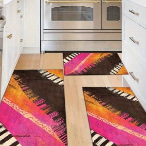 850g/m² Velvet Abstract Art Floor Mat – Thick, Non-Slip & Machine Washable Rug for Hallway, Bedroom, Living Room & Entryway – INS Style Home Decor for All Seasons