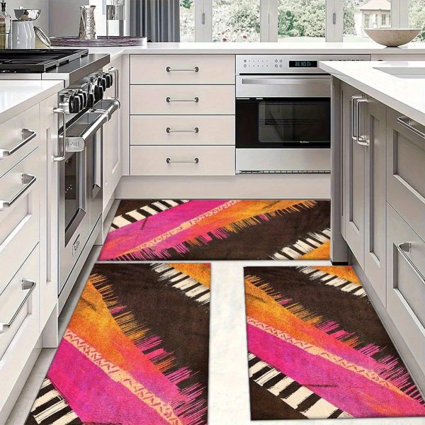 850g/m² Velvet Abstract Art Floor Mat – Thick, Non-Slip & Machine Washable Rug for Hallway, Bedroom, Living Room & Entryway – INS Style Home Decor for All Seasons - Image 6
