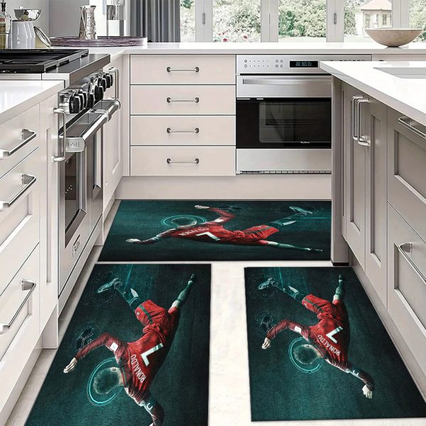 850g/m² Ultra-Soft Thick Velvet Football Player Mat – Non-Slip, Machine Washable Rug for Doorway, Hallway, Bedroom, Indoor/Outdoor Use – Cosy Decor for Holidays & Everyday - Image 6