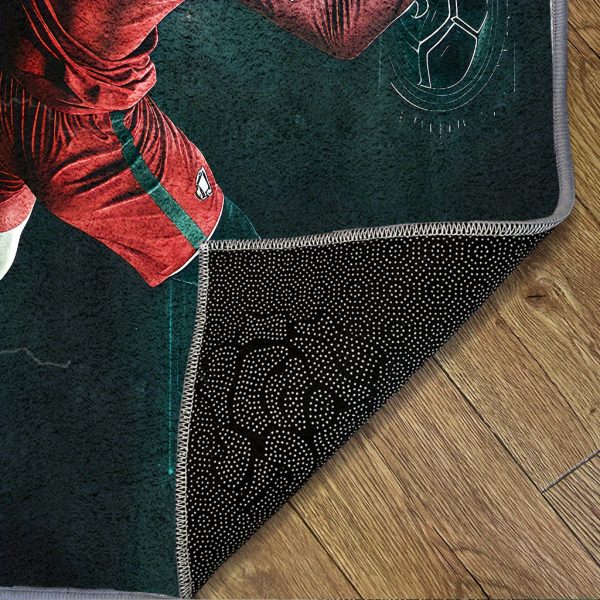 850g/m² Ultra-Soft Thick Velvet Football Player Mat – Non-Slip, Machine Washable Rug for Doorway, Hallway, Bedroom, Indoor/Outdoor Use – Cosy Decor for Holidays & Everyday - Image 8