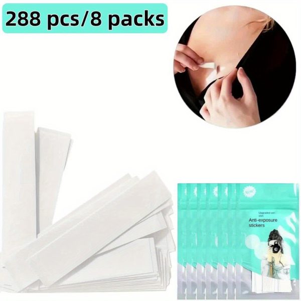 32/288pcs Double-Sided Fashion Tape – Transparent Body & Clothing Adhesive Strips for Dress and Wardrobe Fixes - Image 11