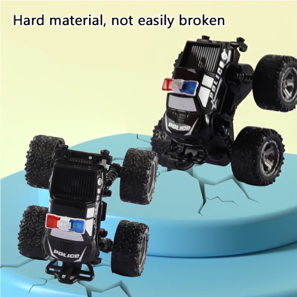Rotatable Police Stunt Off-Road Car Toy – 4WD Inertial Climbing Vehicle with 360° Spins – Durable Toy for Boys, Super-Resistant Four-Wheel Model – Ideal Halloween & Winter Gift - Image 6