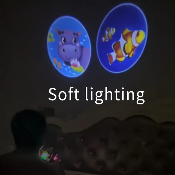 32-Pattern Projection Flashlight Toy with 4 Cards – Educational Puzzle Torch for Kids – Animal, Dinosaur, Vehicle & Space Themes – Fun Winter Bedtime Learning Gift - Image 6