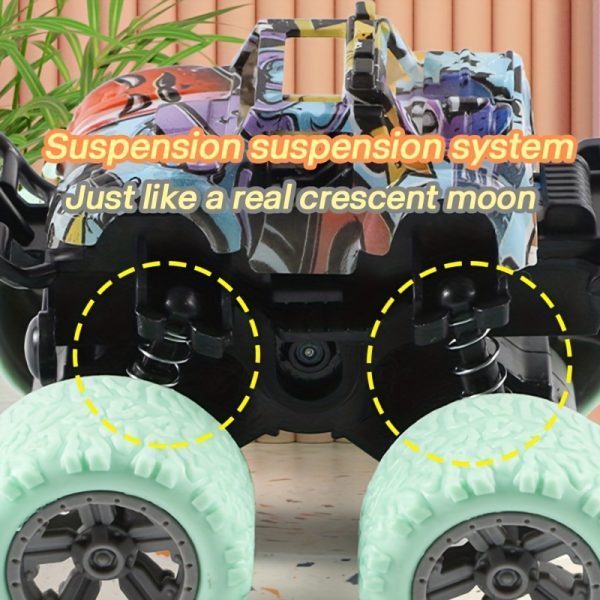 Rotatable Police Stunt Off-Road Car Toy – 4WD Inertial Climbing Vehicle with 360° Spins – Durable Toy for Boys, Super-Resistant Four-Wheel Model – Ideal Halloween & Winter Gift - Image 8