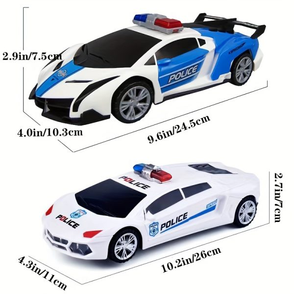 360° Rotating Light Door-Opening Toy Car – Automatic Switch Car with Flashing Lights – Fun & Cool Small Gift for Kids, Perfect Halloween Surprise - Image 9