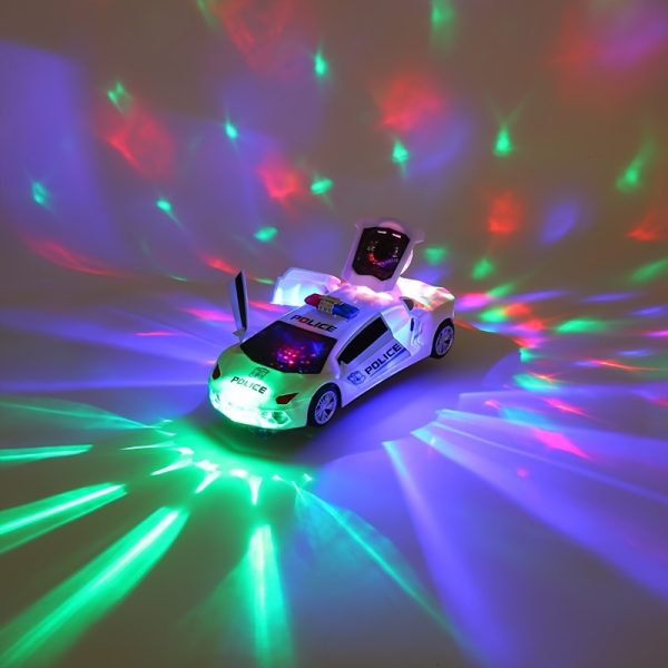 360° Rotating Light Door-Opening Toy Car – Automatic Switch Car with Flashing Lights – Fun & Cool Small Gift for Kids, Perfect Halloween Surprise - Image 8