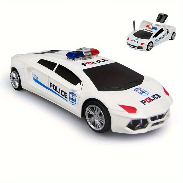 360° Rotating Light Door-Opening Toy Car – Automatic Switch Car with Flashing Lights – Fun & Cool Small Gift for Kids, Perfect Halloween Surprise - Image 5