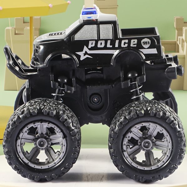 Rotatable Police Stunt Off-Road Car Toy – 4WD Inertial Climbing Vehicle with 360° Spins – Durable Toy for Boys, Super-Resistant Four-Wheel Model – Ideal Halloween & Winter Gift - Image 13