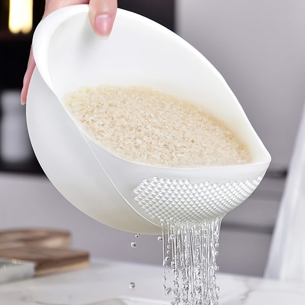 Modern Plastic Kitchen Strainer Basket – Multi-Purpose Food Drain Basket for Washing & Draining Fruits, Vegetables & Pasta - Image 5