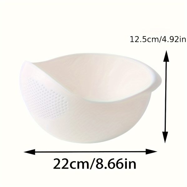 Modern Plastic Kitchen Strainer Basket – Multi-Purpose Food Drain Basket for Washing & Draining Fruits, Vegetables & Pasta - Image 6