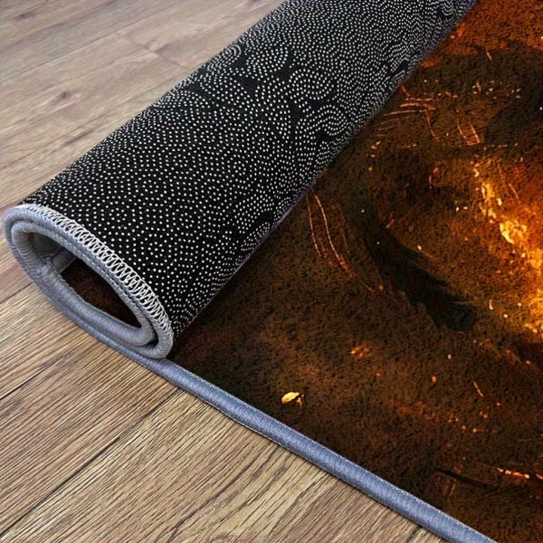 850g/m² Velvet Double Dragon Floor Mat – Thickened Non-Slip Entry Rug, Machine Washable for Hallway, Bedroom, Front Door – INS Style Decor for Christmas, Halloween, Day of the Dead & More - Image 9
