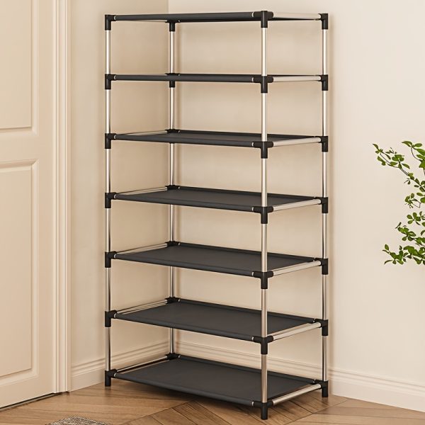 Multi-Layer Large Capacity Storage Rack with Dust Cover – Organiser with Zipper Closure for Clothes, Shoes & Household Items - Image 5