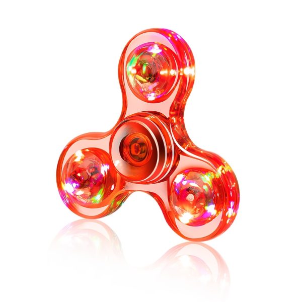 FIGROL LED Finger Top Toy – Flashing Light Spinner with GCC Button Battery – Fun Party Gift, Birthday Bag Filler, Classroom Prize, Halloween & Christmas Toy for Kids - Image 5