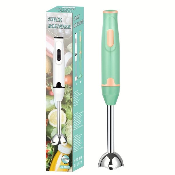 Handheld Immersion Blender with Stainless Steel Head – Includes 800ml Chopping Bowl & 600ml Smoothie Cup – Ergonomic Stick Blender for Smoothies, Purees, Soups – EU Plug, Durable Kitchen Appliance - Image 12