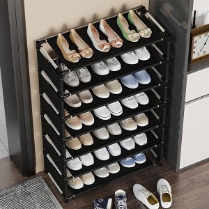 Space-Saving 7-Tier Shoe Rack – Stackable, Expandable & Easy to Assemble Shoe Organiser for Home & Entryway
