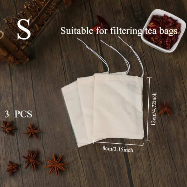 3pcs Reusable Fabric Cheesecloth – Multipurpose Muslin Cloth for Straining, Cooking, Baking, Juicing & Cheese Making - Image 13