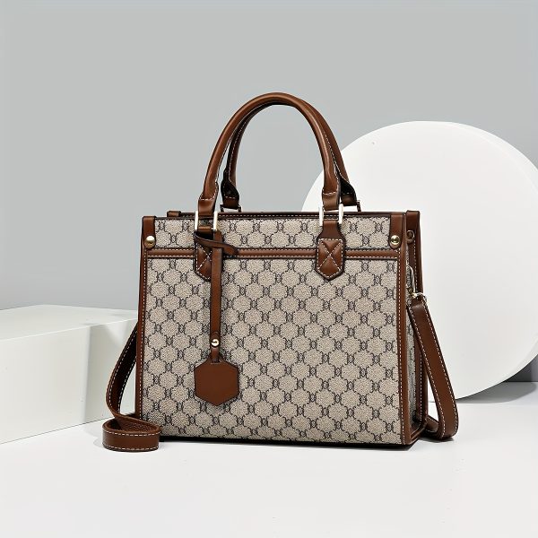 Stylish Large Tote Bag, Handbag & Wallet Set – Elegant 3-Piece Bag Collection for Middle-Aged Women with Reading Glasses - Image 7