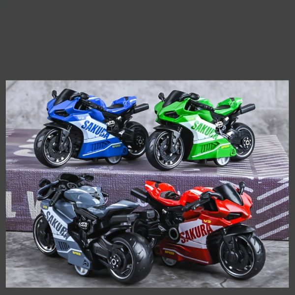 1pc Alloy Pull-Back Motorcycle Toy – Simulation Racing Model with Thick Anti-Fall Wheels – Durable & Wear-Resistant Motorbike for Kids’ Playtime Fun - Image 11