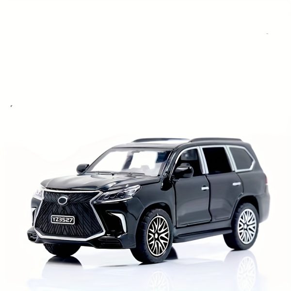Pull-Back Alloy Off-Road Vehicle Toy with 4 Opening Doors – Rugged Die-Cast Car for Boys – Available in White, Blue, or Black – Ideal Christmas Gift - Image 6