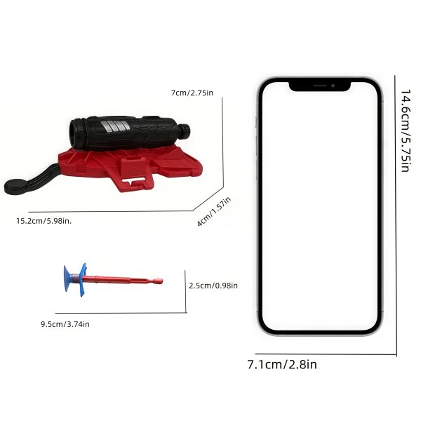 1pc Spider Web Launcher Wrist Toy – Hero Role-Play Strap-On Launcher for Kids – Ideal Party Favour, Christmas & Birthday Gift – Fun Pretend Play Accessory (Gloves Not Included) - Image 4