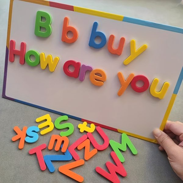 Magnetic Alphabet & Number Stickers for Kids – Educational Fridge Magnets for Spelling, Counting & Early Learning – Fun Classroom Toy & Gift for Back to School, Christmas, Halloween - Image 10