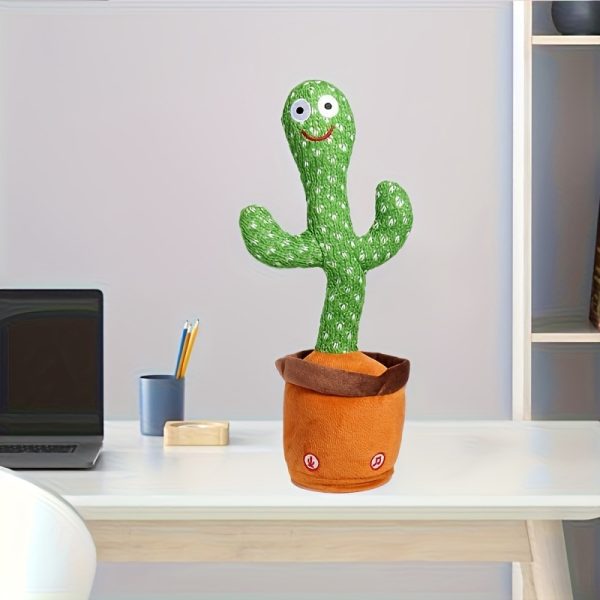 ITECHJOY Interactive Talking Plant Baby Toy – Soft LED Singing Plush for Infants (3–6 Months) – Musical Learning Toy & Birthday Party Decoration – Safe, Cuddly Gift for Babies - Image 5