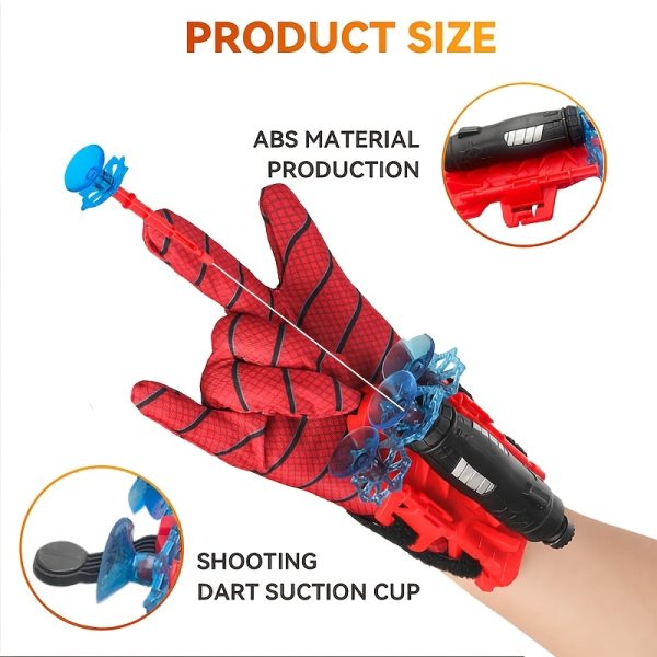 1pc Spider Web Launcher Wrist Toy – Hero Role-Play Strap-On Launcher for Kids – Ideal Party Favour, Christmas & Birthday Gift – Fun Pretend Play Accessory (Gloves Not Included) - Image 7