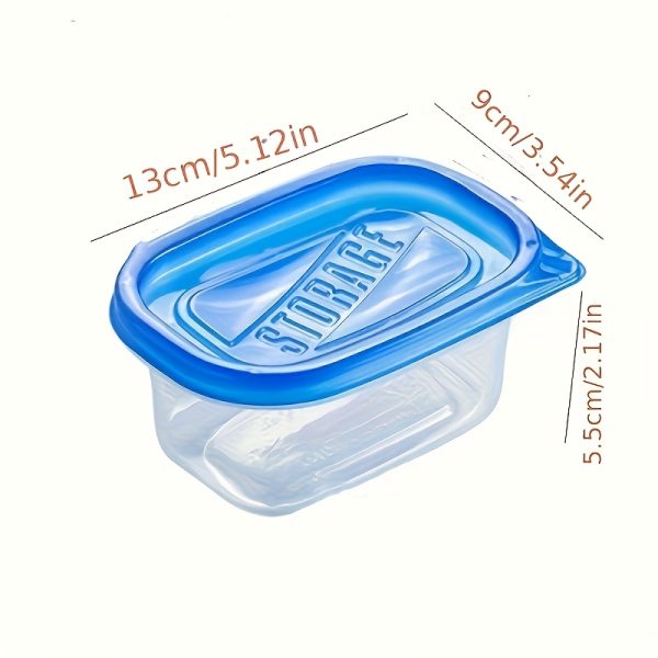 10-Piece Reusable Food Storage Container Set with Leakproof Lids – BPA-Free Meal Prep Boxes for Kitchen, Office, School & Picnics - Image 3