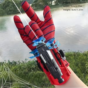 1pc Spider Web Launcher Wrist Toy – Hero Role-Play Strap-On Launcher for Kids – Ideal Party Favour, Christmas & Birthday Gift – Fun Pretend Play Accessory (Gloves Not Included)