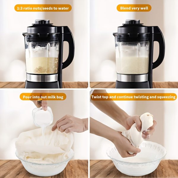 3pcs Reusable Fabric Cheesecloth – Multipurpose Muslin Cloth for Straining, Cooking, Baking, Juicing & Cheese Making - Image 10