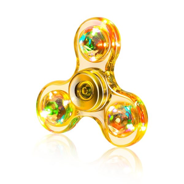 FIGROL LED Finger Top Toy – Flashing Light Spinner with GCC Button Battery – Fun Party Gift, Birthday Bag Filler, Classroom Prize, Halloween & Christmas Toy for Kids - Image 9