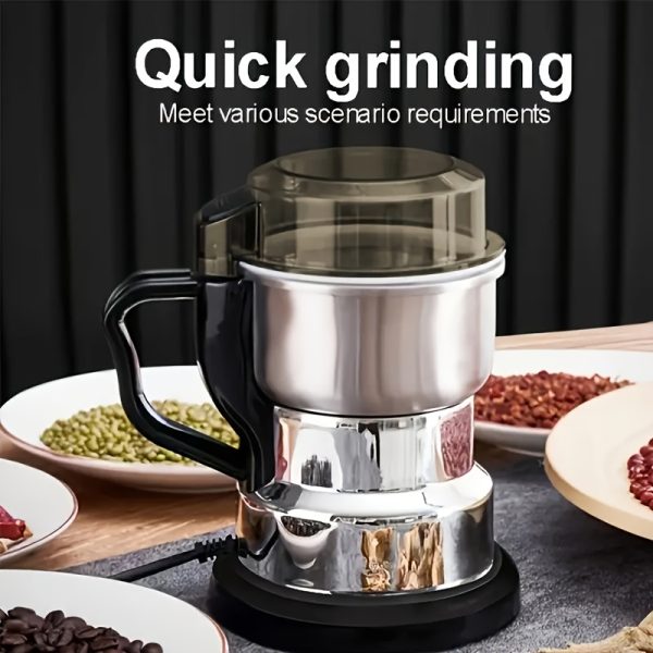 High-Power Electric Coffee & Grain Grinder – 25,000 RPM Rapid Grinding Machine for Beans, Spices & Nuts