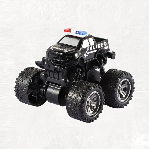 Rotatable Police Stunt Off-Road Car Toy – 4WD Inertial Climbing Vehicle with 360° Spins – Durable Toy for Boys, Super-Resistant Four-Wheel Model – Ideal Halloween & Winter Gift - Image 3