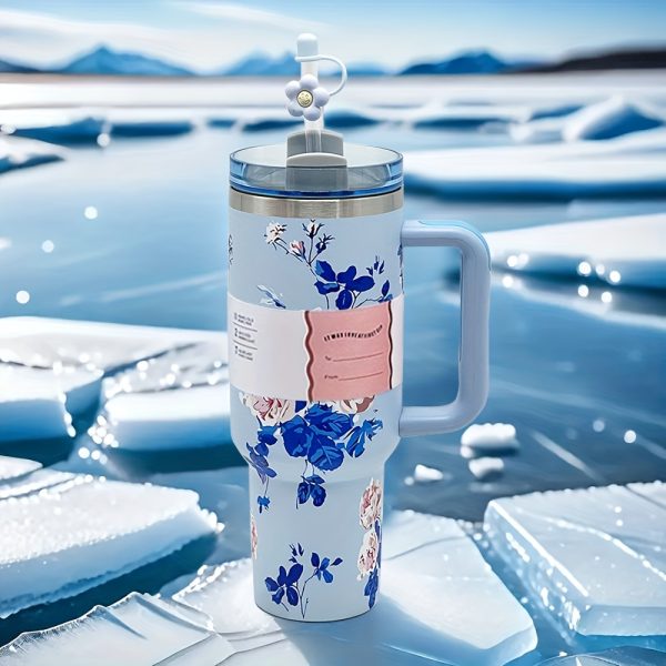 40-Ounce Tumbler with a Handle - Made of Stainless Steel - Image 5
