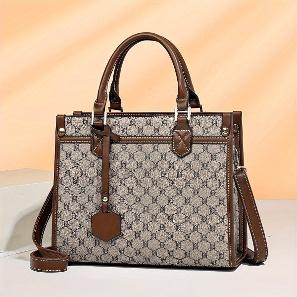 Stylish Large Tote Bag, Handbag & Wallet Set – Elegant 3-Piece Bag Collection for Middle-Aged Women with Reading Glasses - Image 8