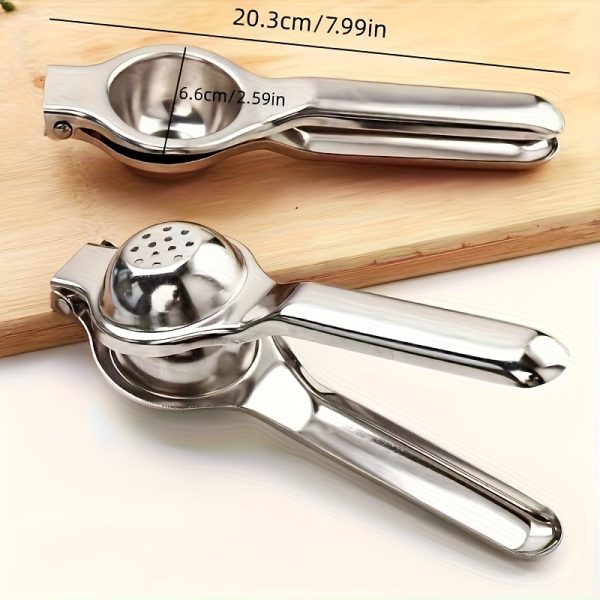 Premium Stainless Steel Manual Citrus Juicer – Hand Press Lemon & Orange Squeezer for Fresh Juice - Image 2