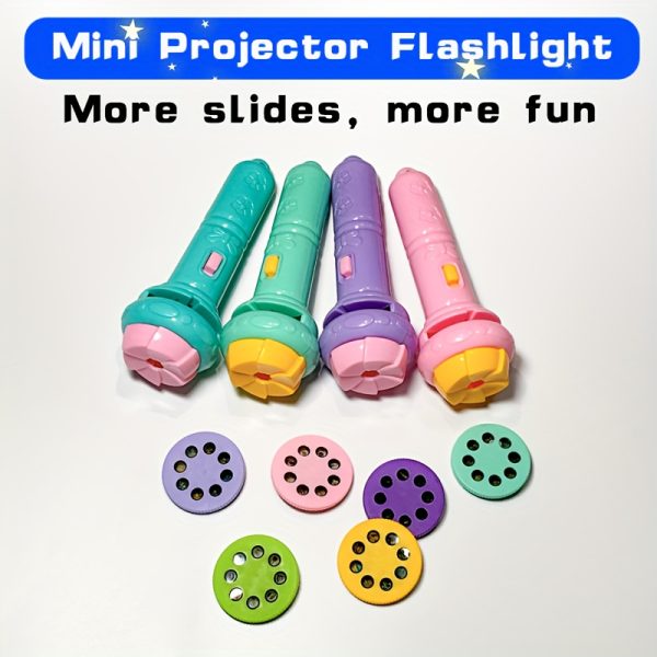 32-Pattern Projection Flashlight Toy with 4 Cards – Educational Puzzle Torch for Kids – Animal, Dinosaur, Vehicle & Space Themes – Fun Winter Bedtime Learning Gift - Image 13