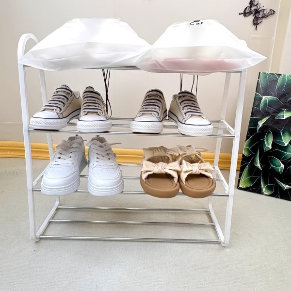 A-Type 4-Layer Shoe Rack – Durable Plastic Shoe Organiser, Easy to Assemble & Space-Saving Design - Image 9