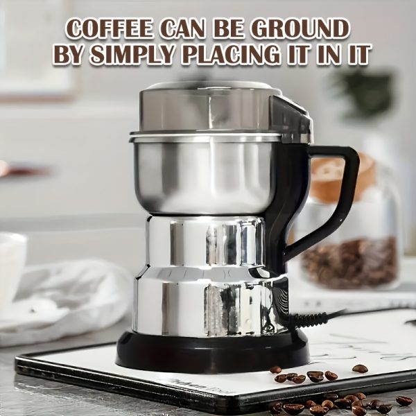 High-Power Electric Coffee & Grain Grinder – 25,000 RPM Rapid Grinding Machine for Beans, Spices & Nuts - Image 8