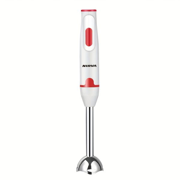 Handheld Immersion Blender with Stainless Steel Head – Includes 800ml Chopping Bowl & 600ml Smoothie Cup – Ergonomic Stick Blender for Smoothies, Purees, Soups – EU Plug, Durable Kitchen Appliance - Image 5