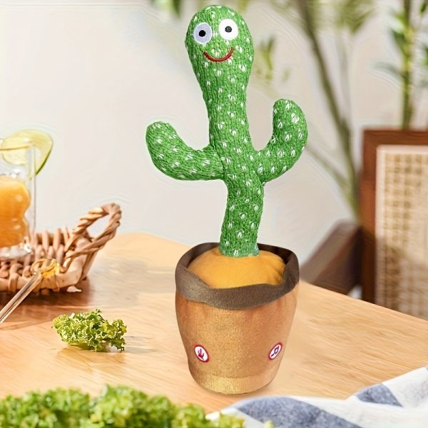 ITECHJOY Interactive Talking Plant Baby Toy – Soft LED Singing Plush for Infants (3–6 Months) – Musical Learning Toy & Birthday Party Decoration – Safe, Cuddly Gift for Babies