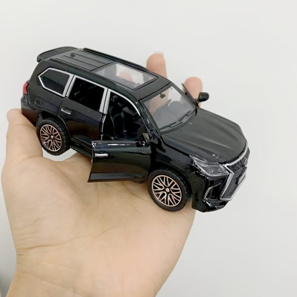 Pull-Back Alloy Off-Road Vehicle Toy with 4 Opening Doors – Rugged Die-Cast Car for Boys – Available in White, Blue, or Black – Ideal Christmas Gift - Image 7