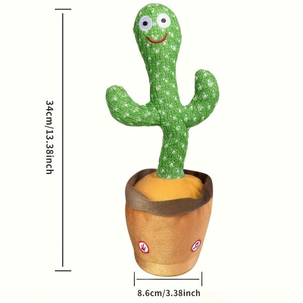 ITECHJOY Interactive Talking Plant Baby Toy – Soft LED Singing Plush for Infants (3–6 Months) – Musical Learning Toy & Birthday Party Decoration – Safe, Cuddly Gift for Babies - Image 2