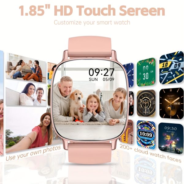 4.7cm HD TFT Screen Smartwatch – Wireless Calling, Fitness & Sleep Tracker, Sports Modes, Sedentary Alerts – Smart Watch with Realtek8763EWE Chip, USB Charging, Android & iOS Compatible - Image 9