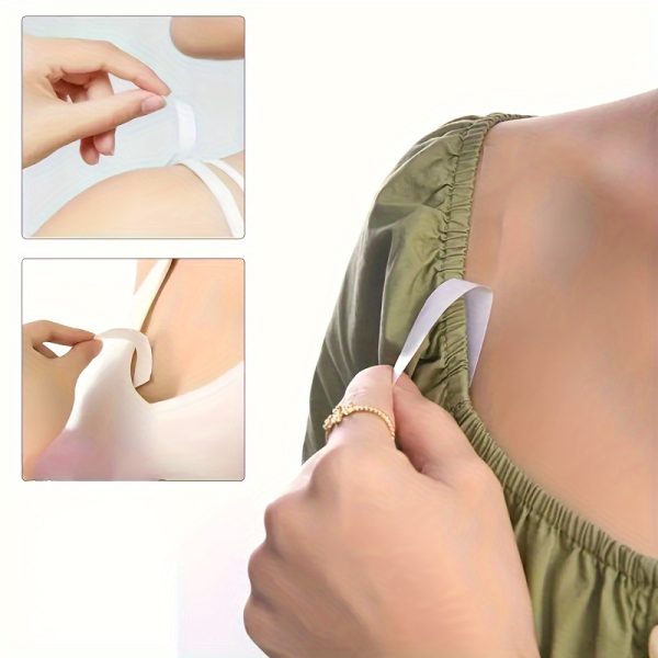 32/288pcs Double-Sided Fashion Tape – Transparent Body & Clothing Adhesive Strips for Dress and Wardrobe Fixes - Image 6