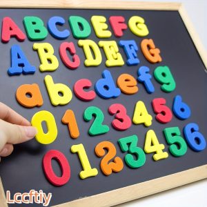 Magnetic Alphabet & Number Stickers for Kids – Educational Fridge Magnets for Spelling, Counting & Early Learning – Fun Classroom Toy & Gift for Back to School, Christmas, Halloween