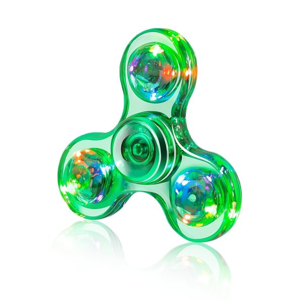 FIGROL LED Finger Top Toy – Flashing Light Spinner with GCC Button Battery – Fun Party Gift, Birthday Bag Filler, Classroom Prize, Halloween & Christmas Toy for Kids - Image 13
