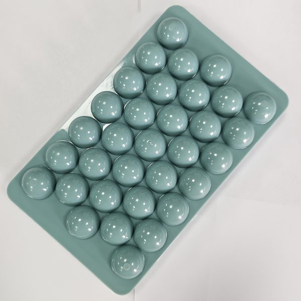 1pc Round Ice Cube Tray Mould – Plastic Sphere Ice Maker for Freezer in Pink & Light Blue – Multifunctional Kitchen Tool - Image 5