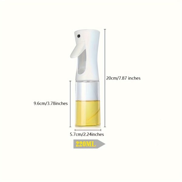 1pc 220ml/320ml Olive Oil Sprayer Bottle – High-Pressure Leak-Proof Dispenser for Cooking, Grilling & Baking - Image 8