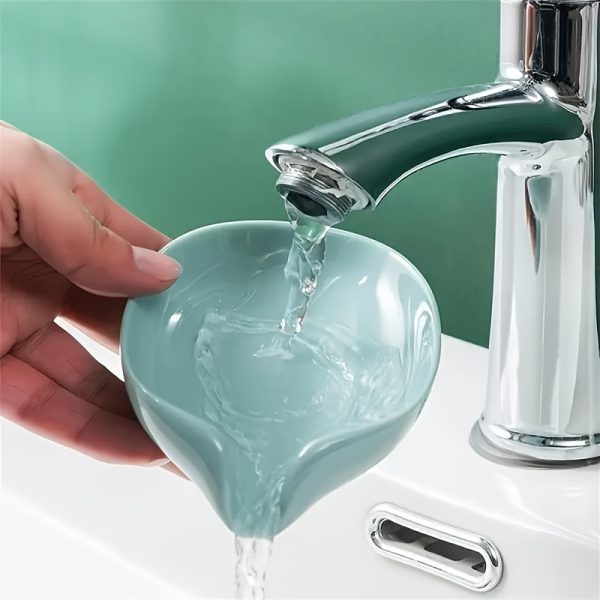 Wall-Mounted Leaf Design Soap Holder with Suction Cup – Drainage Tray, No-Drill Installation, No Water Accumulation - Image 9